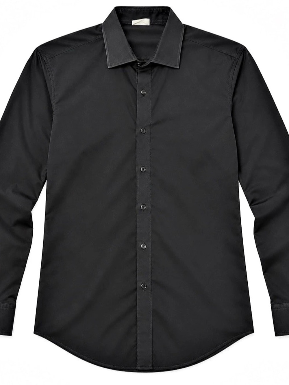Kenneth Cole Reaction Men's Black Button Down Shirt Size 16